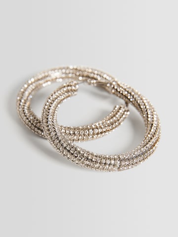 Bershka Earrings in Silver