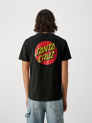 Santa Cruz - Camiseta 'Classic Dot' en negro: frente