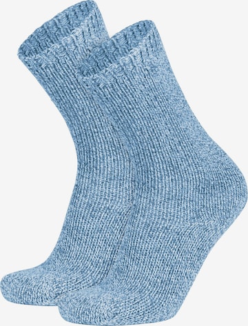 normani Sokken in Blauw: voorkant