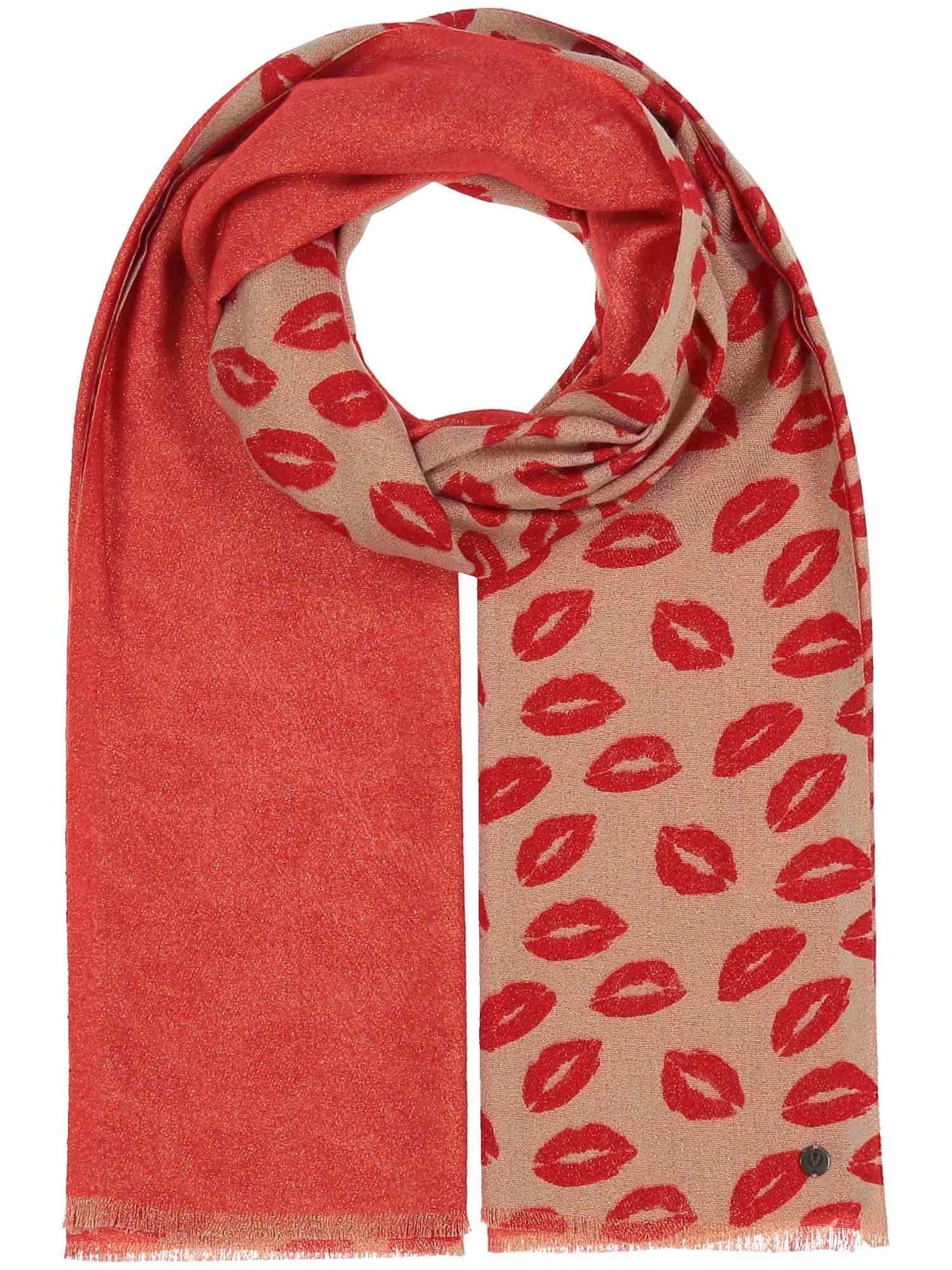 FRAAS Schal in Rot: Vorderseite