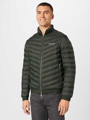 ARMANI EXCHANGE Winter jacket in Green: front