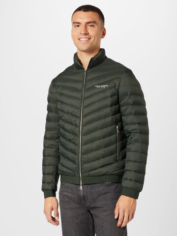 ARMANI EXCHANGE Winter Jacket in Green: front