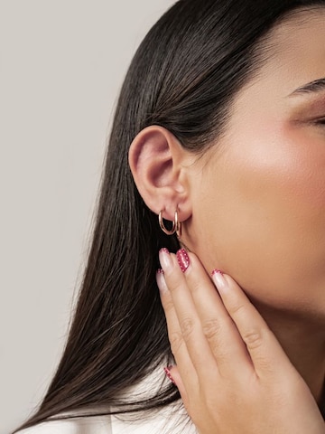 Hey Happiness - Pendientes 'Stack Duo' en oro: frente