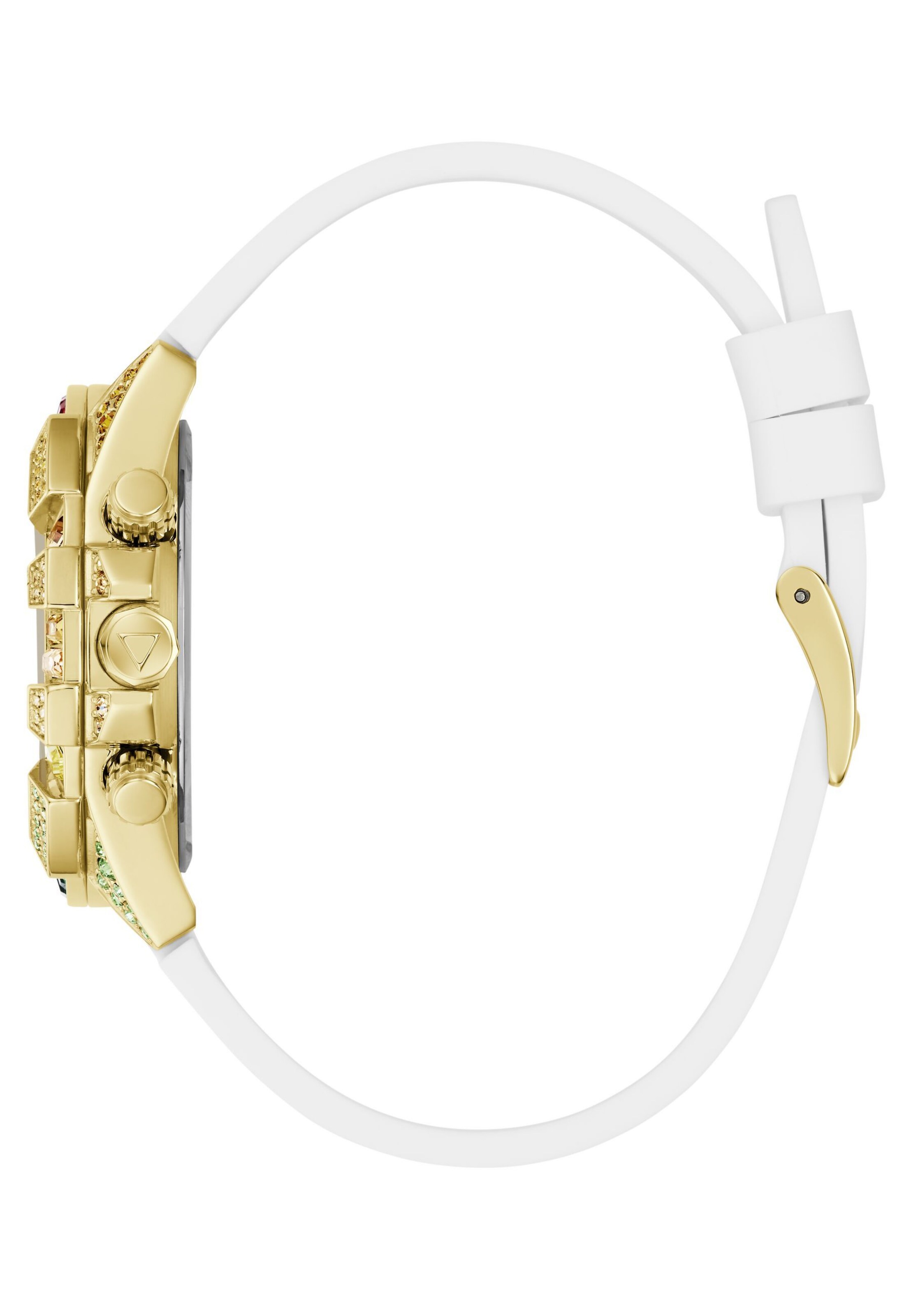 GUESS Analogt ur 'True' i guld