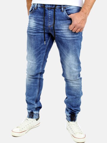 Reslad Tapered Jeans 'Jeans Denim Jogginghose' in Blau