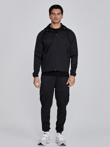Veste de survêtement SikSilk en noir