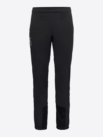 VAUDE Regular Outdoor trousers 'Larice' in Black: front