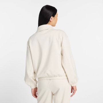 new balance Athletic fleece jacket in Beige