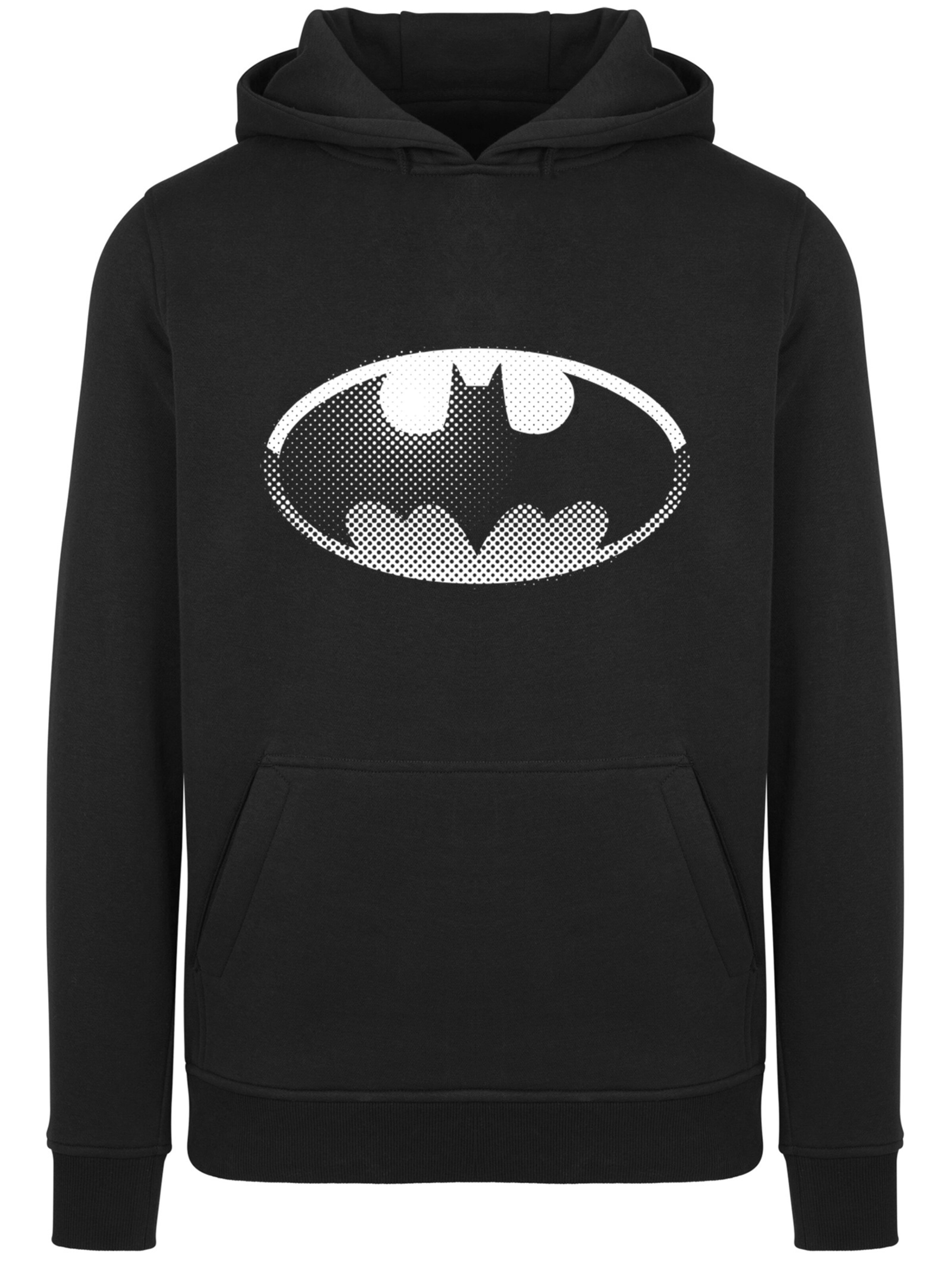 F4NT4STIC Sweatshirt 'Batman Spot' in Zwart: voorkant