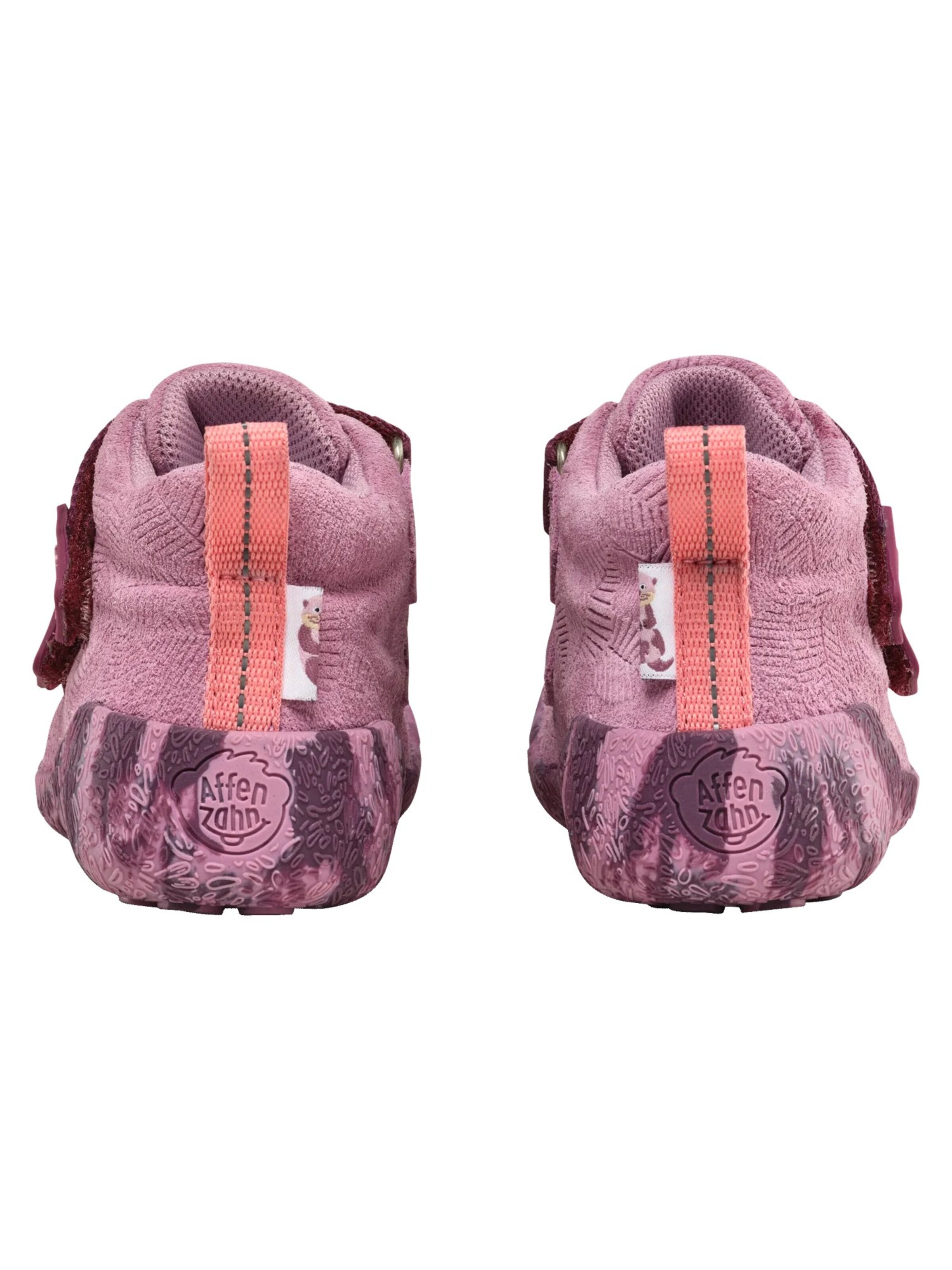 Affenzahn First-Step Shoes 'Lauflernschuh Leder Talky' in Pink