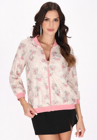 faina Between-Season Jacket 'Fashion Look' in White: front
