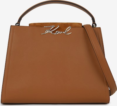 Karl Lagerfeld Käsilaukku 'K/Signature' värissä beige, Tuotenäkymä