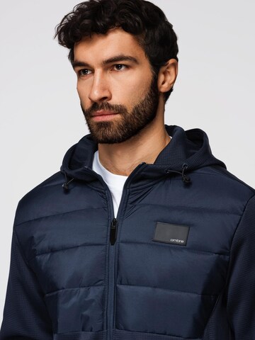 Ombre Jacke in Blau