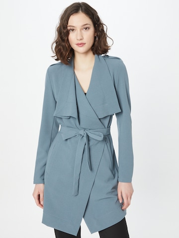 OBJECT Between-Seasons Coat 'Annlee' in Blue: front