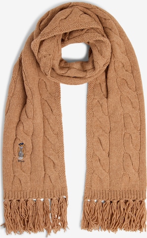 Écharpe Polo Ralph Lauren en beige : devant