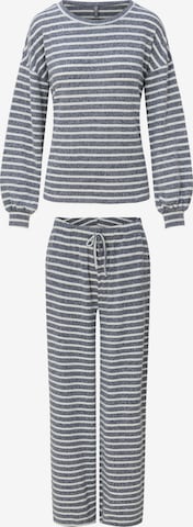 LingaDore Pyjama in Blau: Vorderseite
