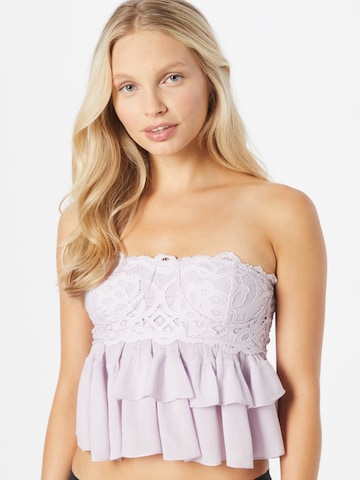 Free People Top 'ADELLA CORSET CAMI' in Purple: front