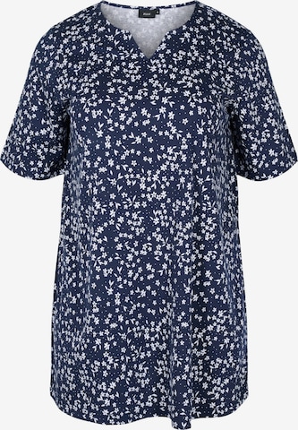 Zizzi Tunic in Blue: front