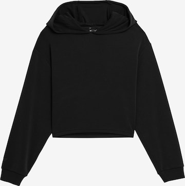 Sweat-shirt 4F en noir : devant