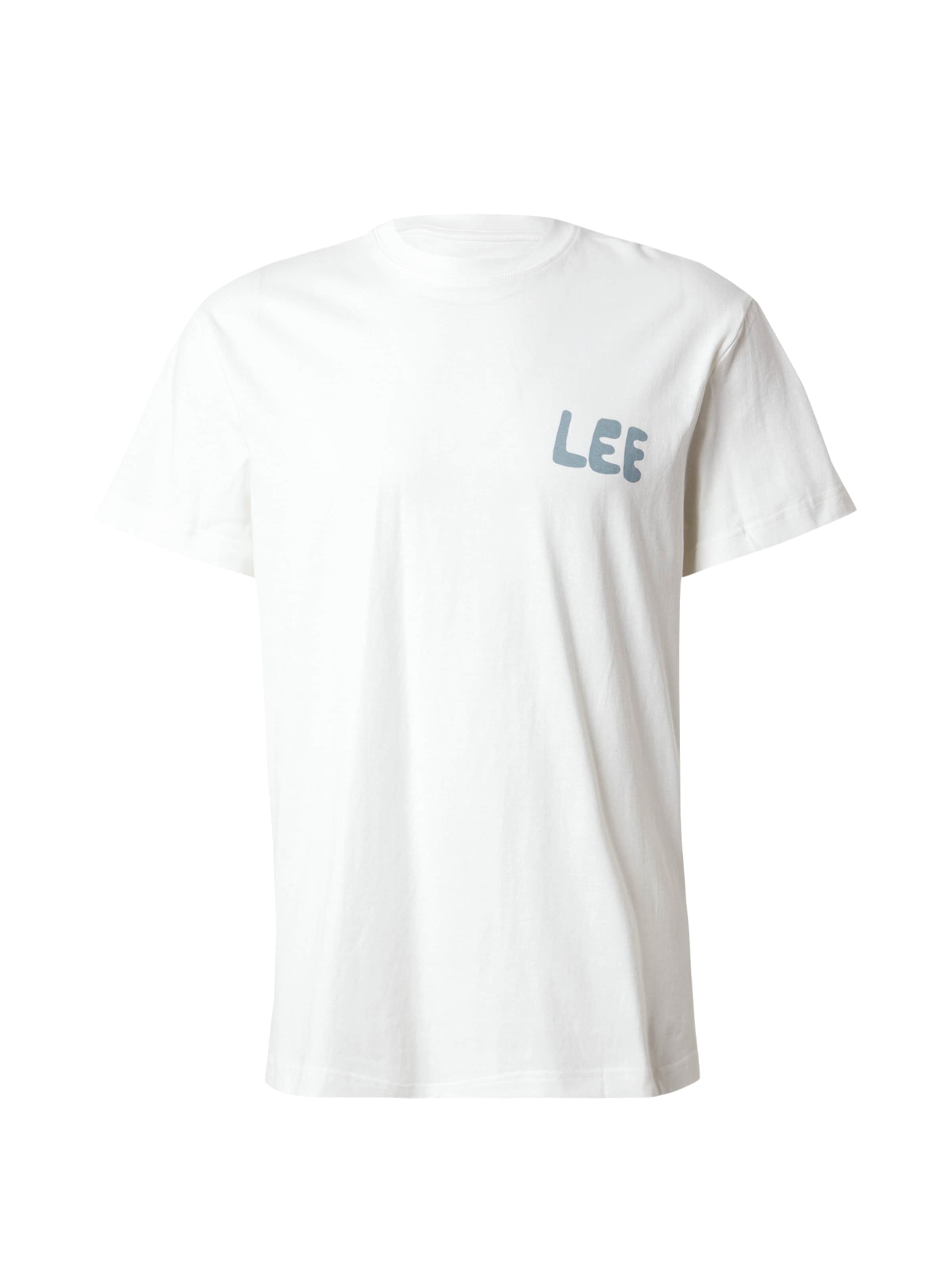T-Shirt 'RELAXED GRAPHIC TEE' Lee en blanc : devant