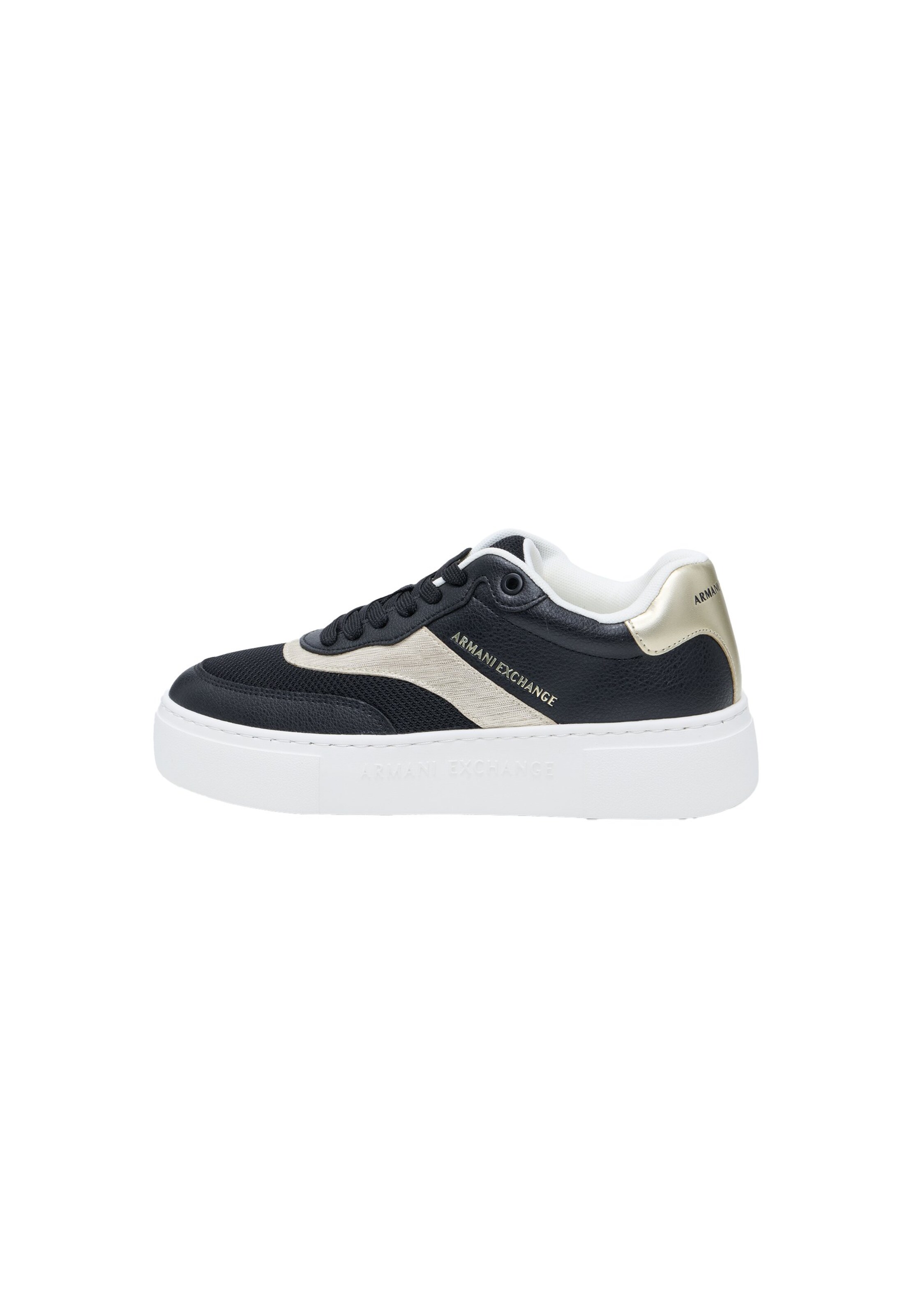 ARMANI EXCHANGE - Zapatillas deportivas bajas en negro: frente