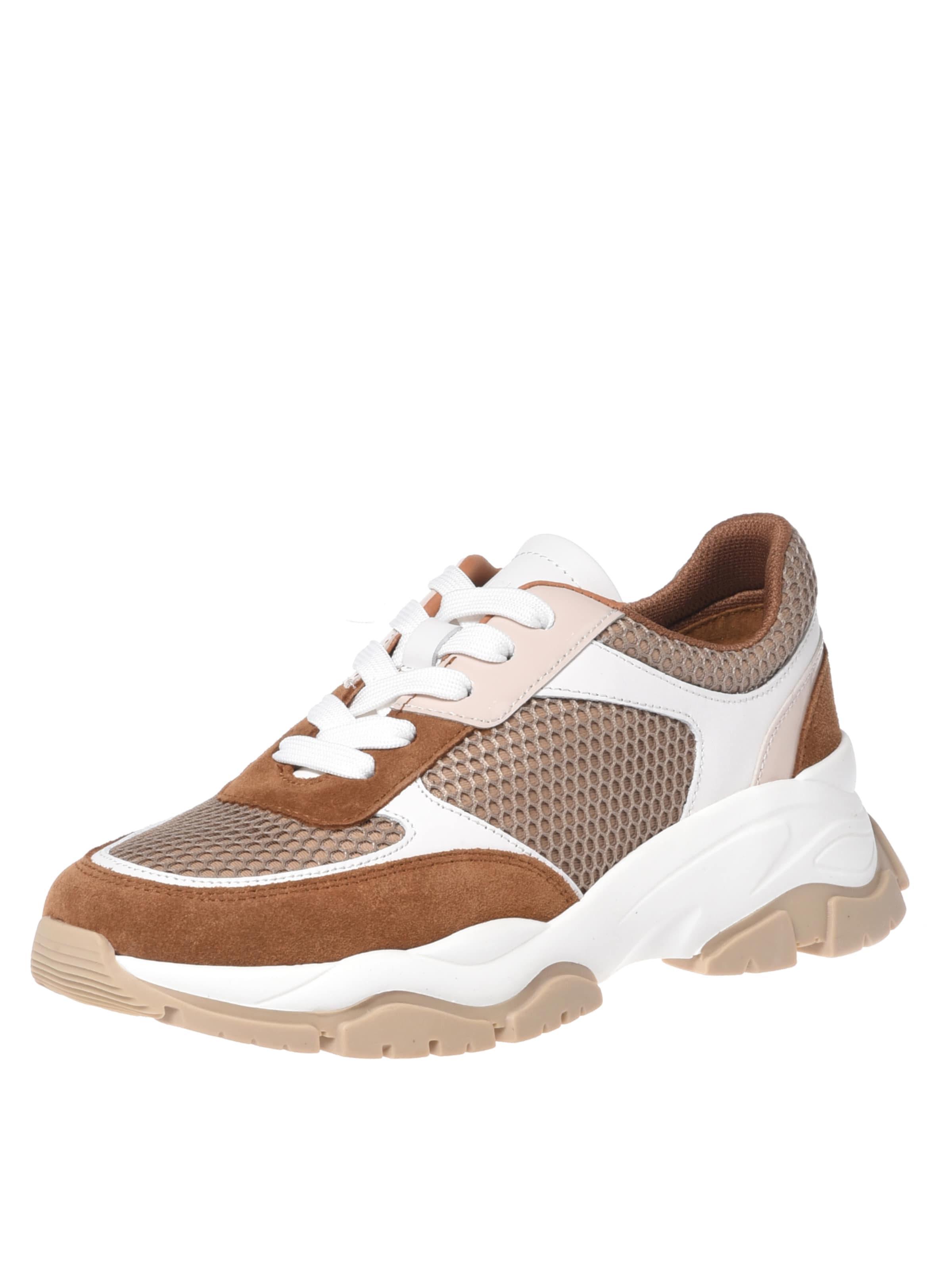 BALDININI Platform trainers in Beige: front