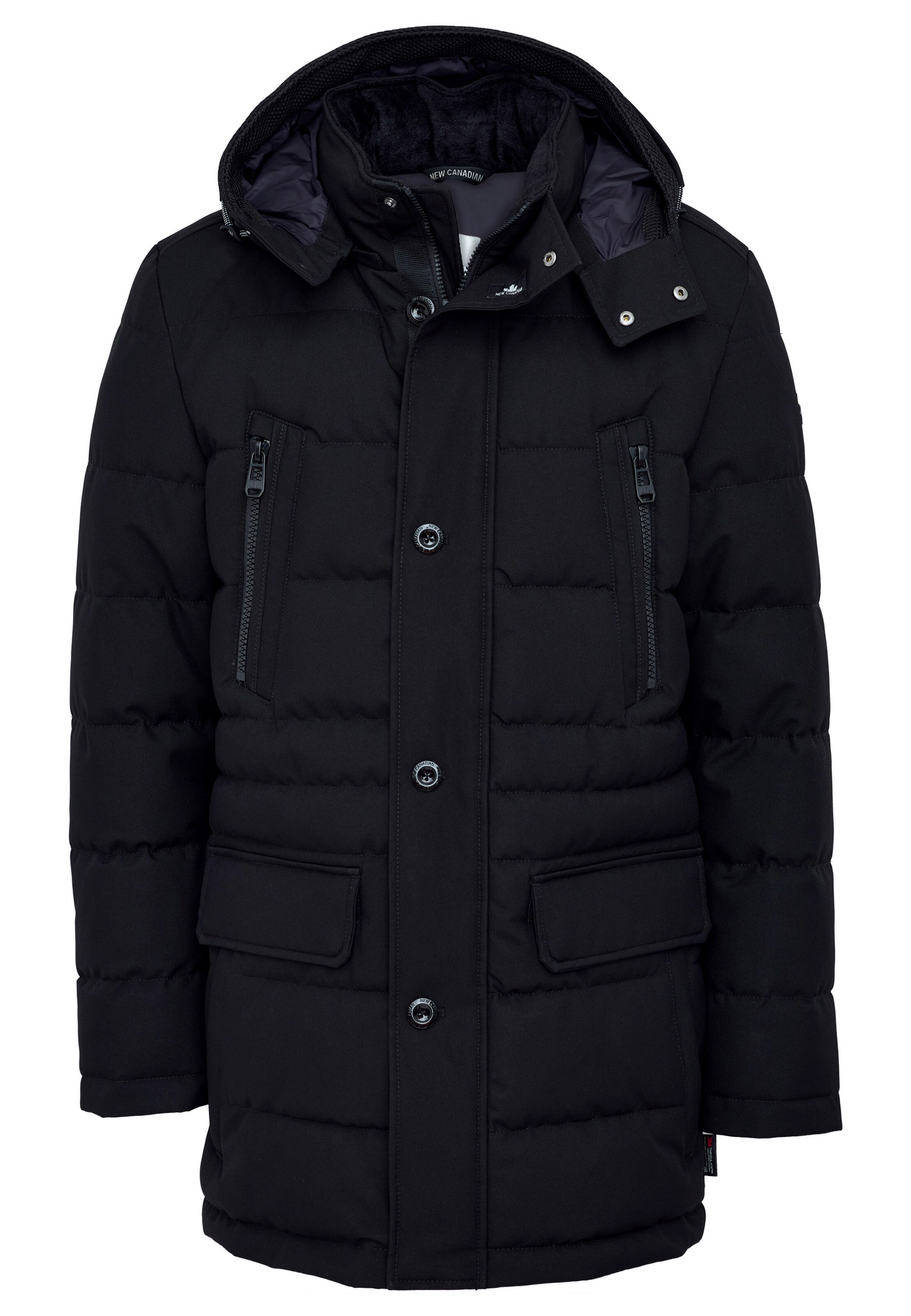 NEW CANADIAN Winter Parka in Black: front