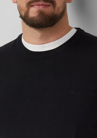 s.Oliver Pullover in Schwarz