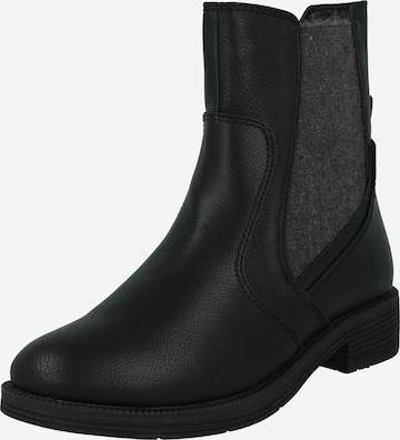 JANA Chelsea boots i svart: framsida