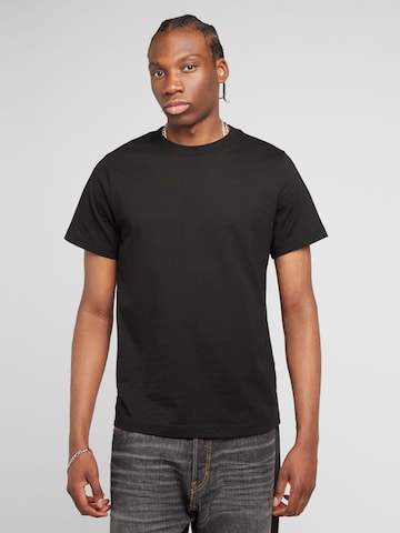 WEEKDAY Shirt in Black: front