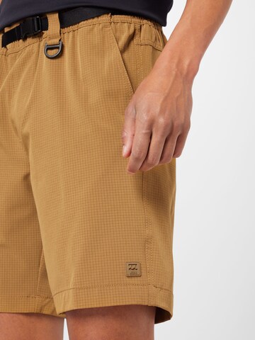 BILLABONG Athletic Swim Trunks in Brown