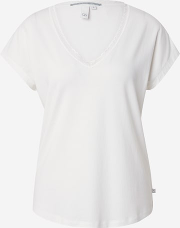 QS Shirt in Weiß: Vorderseite