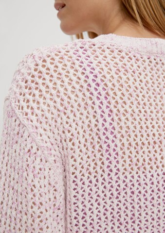 Pull-over comma casual identity en rose