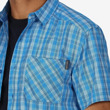 REGATTA Regular fit Athletic Button Up Shirt 'Kalambo VII' in Blue