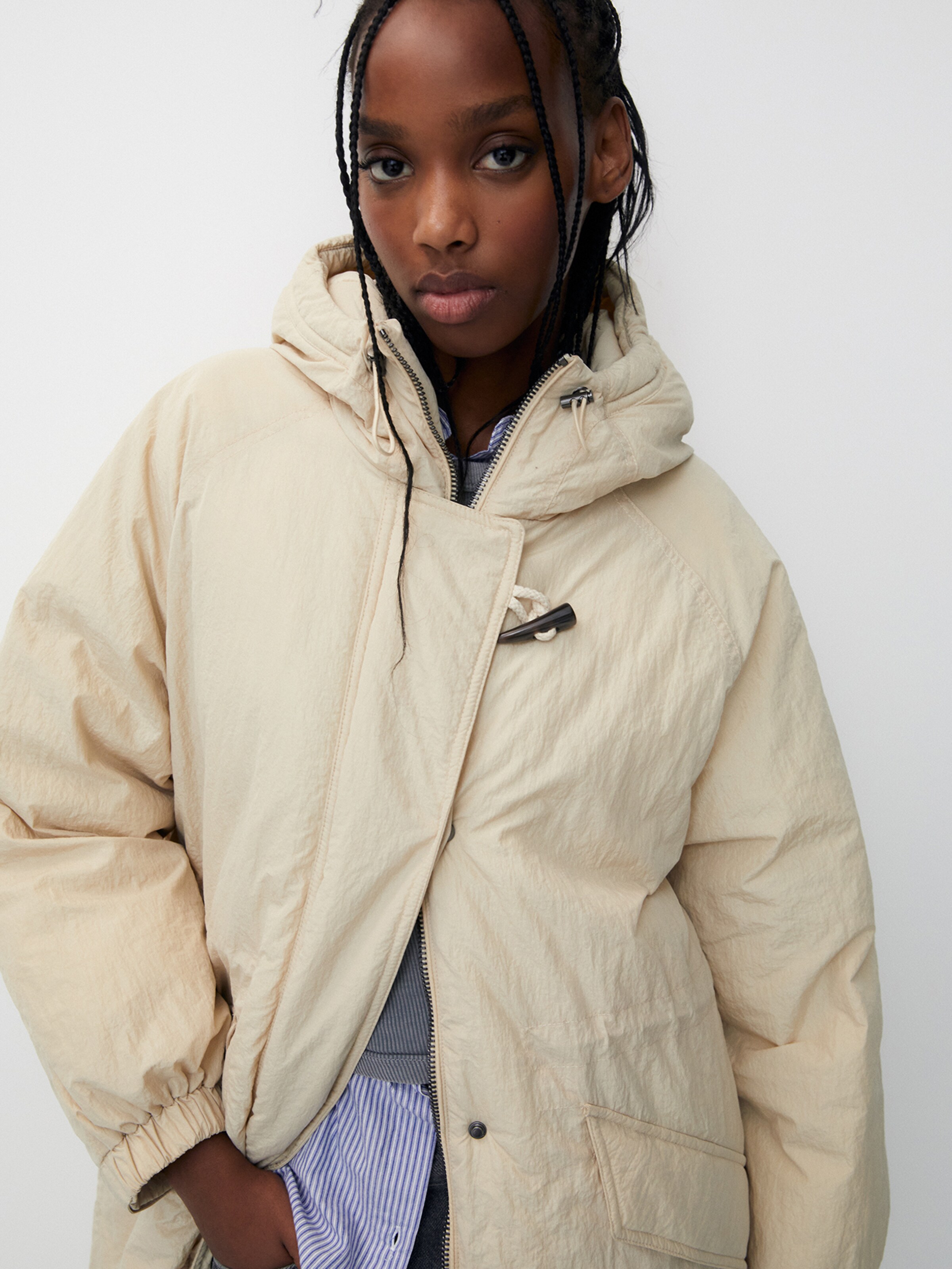 Pull&bear parka deals