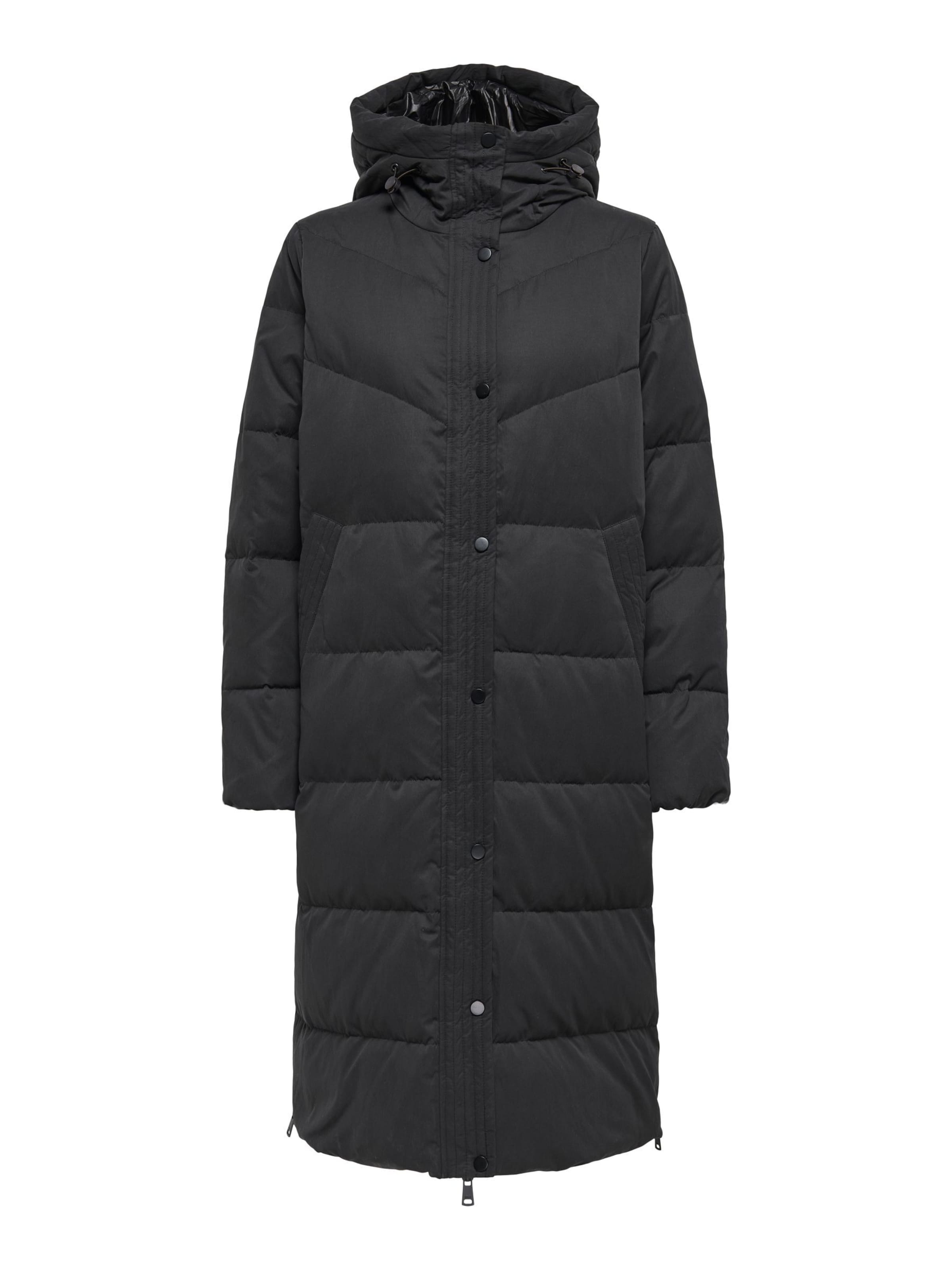 ONLY Vinterfrakke i sort: forside