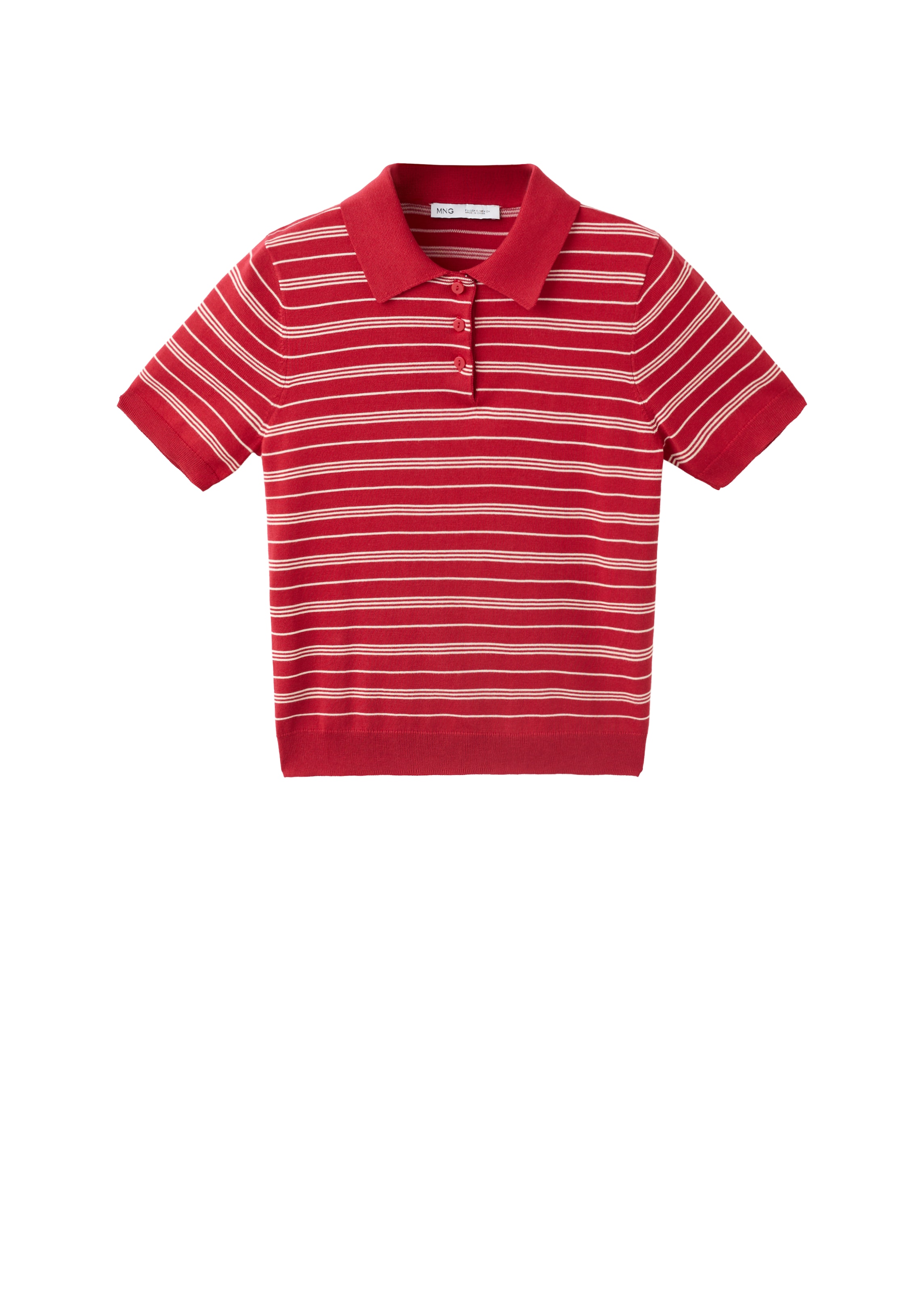 Pull-over 'POLVITO' MANGO en rouge : devant