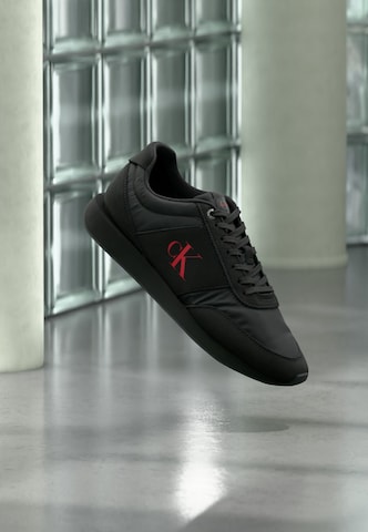 Calvin Klein Низкие кроссовки 'RETRO RUNNER BAND' в Черный