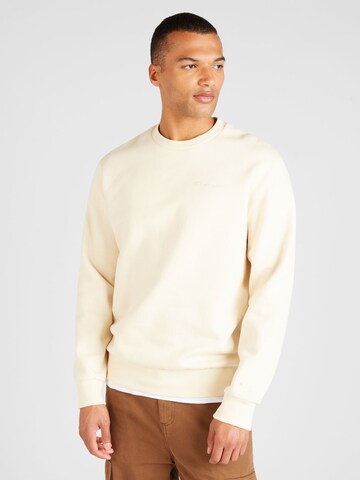 Champion Authentic Athletic Apparel Sweatshirt in Beige: front