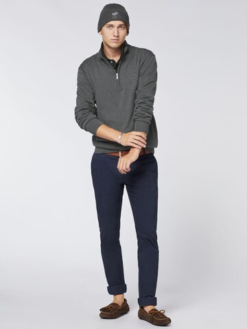 Polo Sylt Pullover in Grau