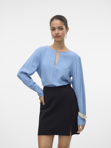 VERO MODA Blouse in Blauw: voorkant