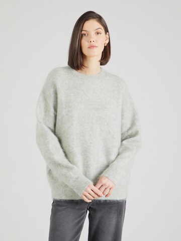 Pull-over 'Eneka' WEEKDAY en vert : devant