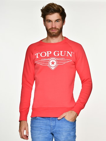 TOP GUN Sweatshirt 'Soft' in Roze: voorkant