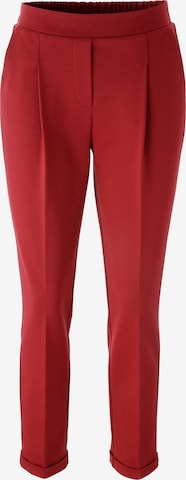 Aniston SELECTED Pleat-Front Pants in Red: front