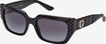 Lunettes de soleil GUESS en noir : devant