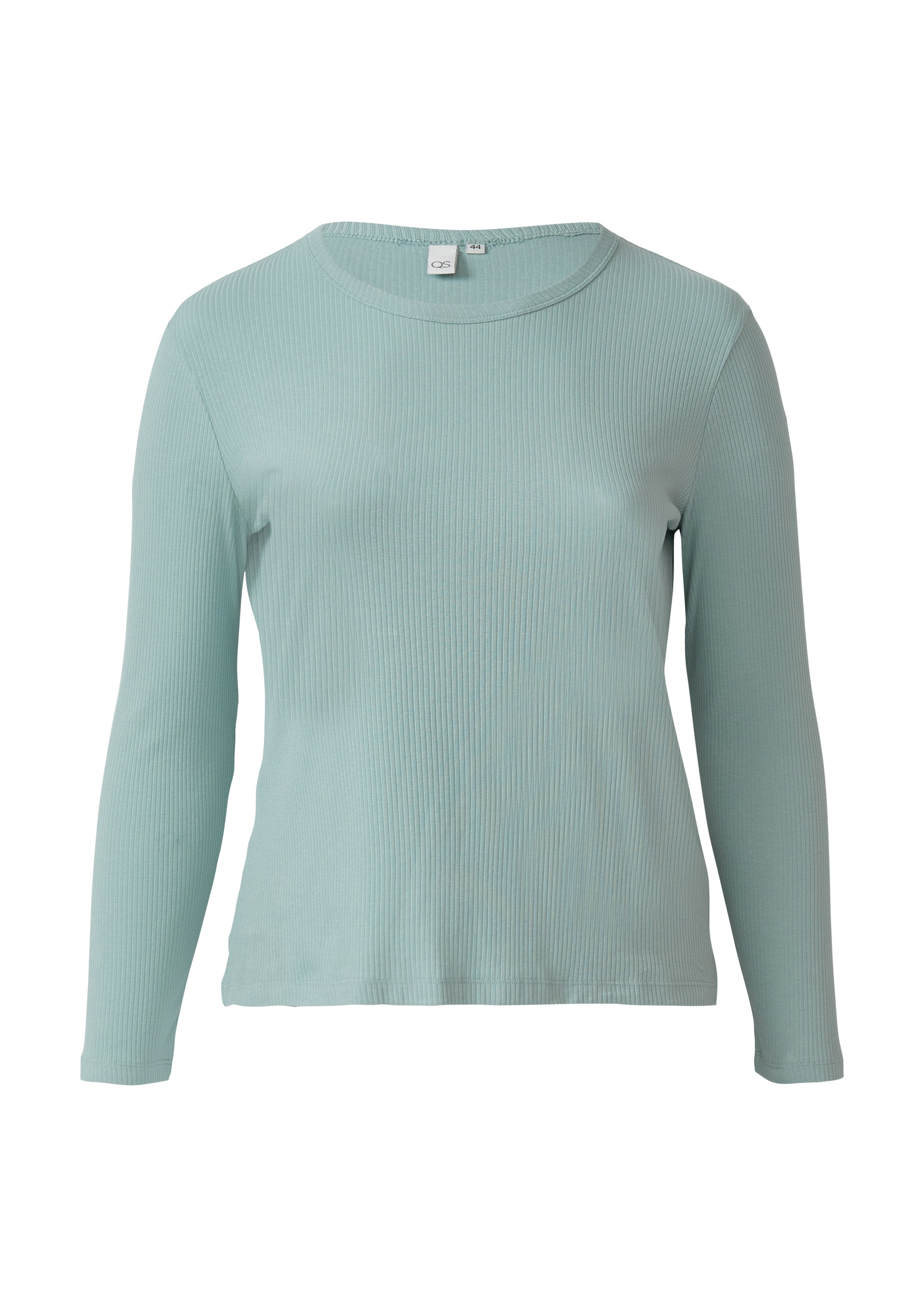 QS Shirt in Groen: voorkant