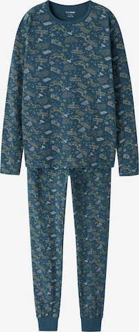 TWO SOON Pajamas in Blue: front
