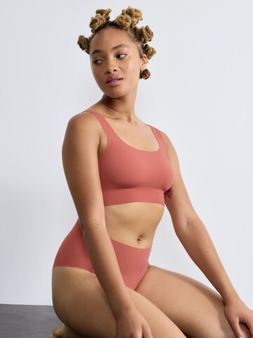 SLOGGI Bralette Bra ' ZERO Feel 2.0 Top ' in Orange