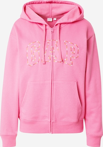 Veste de survêtement 'HERITAGE' GAP en rose : devant