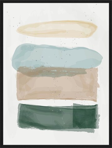 Liv Corday Bild  'Watercolor abstract combo' in Schwarz: predná strana